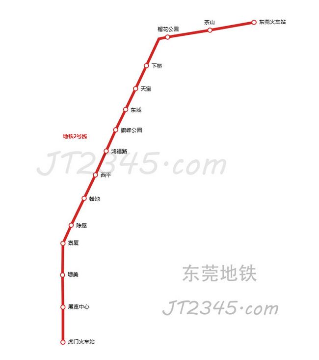 東莞地鐵線路圖